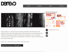 Tablet Screenshot of derevodesign.com